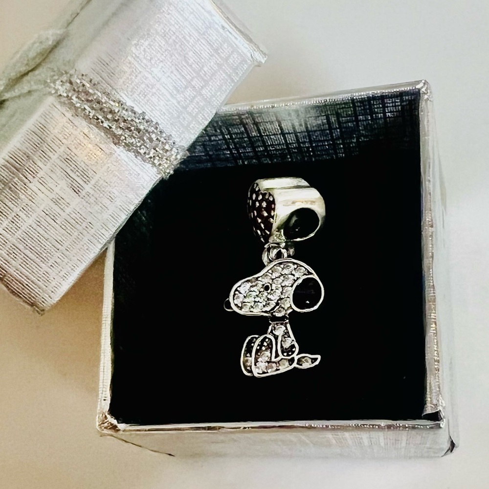 NEW Snoopy Peanuts Heart S925 Charm - Picture 5 of 6